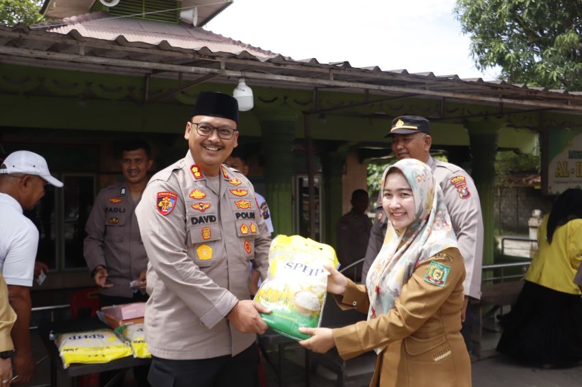 Polres Langkat secara Bertahap Terus Salurkan Beras Murah kepada Masyarakat