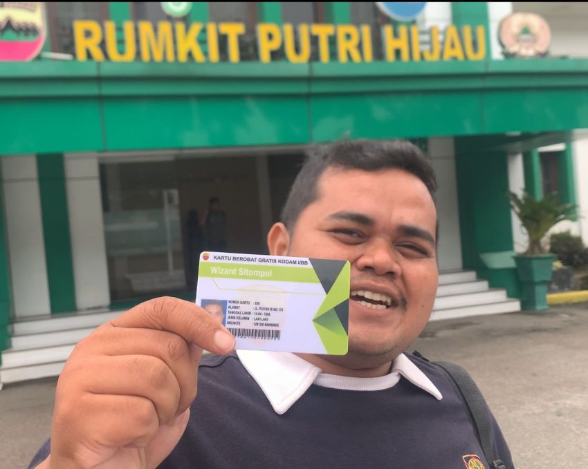 Manfaatkan Program Pangdam I/BB, Wartawan Posmetro Medan Terima Layanan Perawatan Gigi Gratis