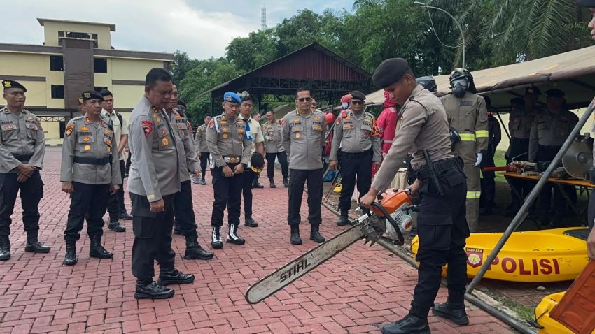 Kapolda Sumut Dorong Peningkatan Kesiapsiagaan Dan Profesionalisme Personil Ditsamapta