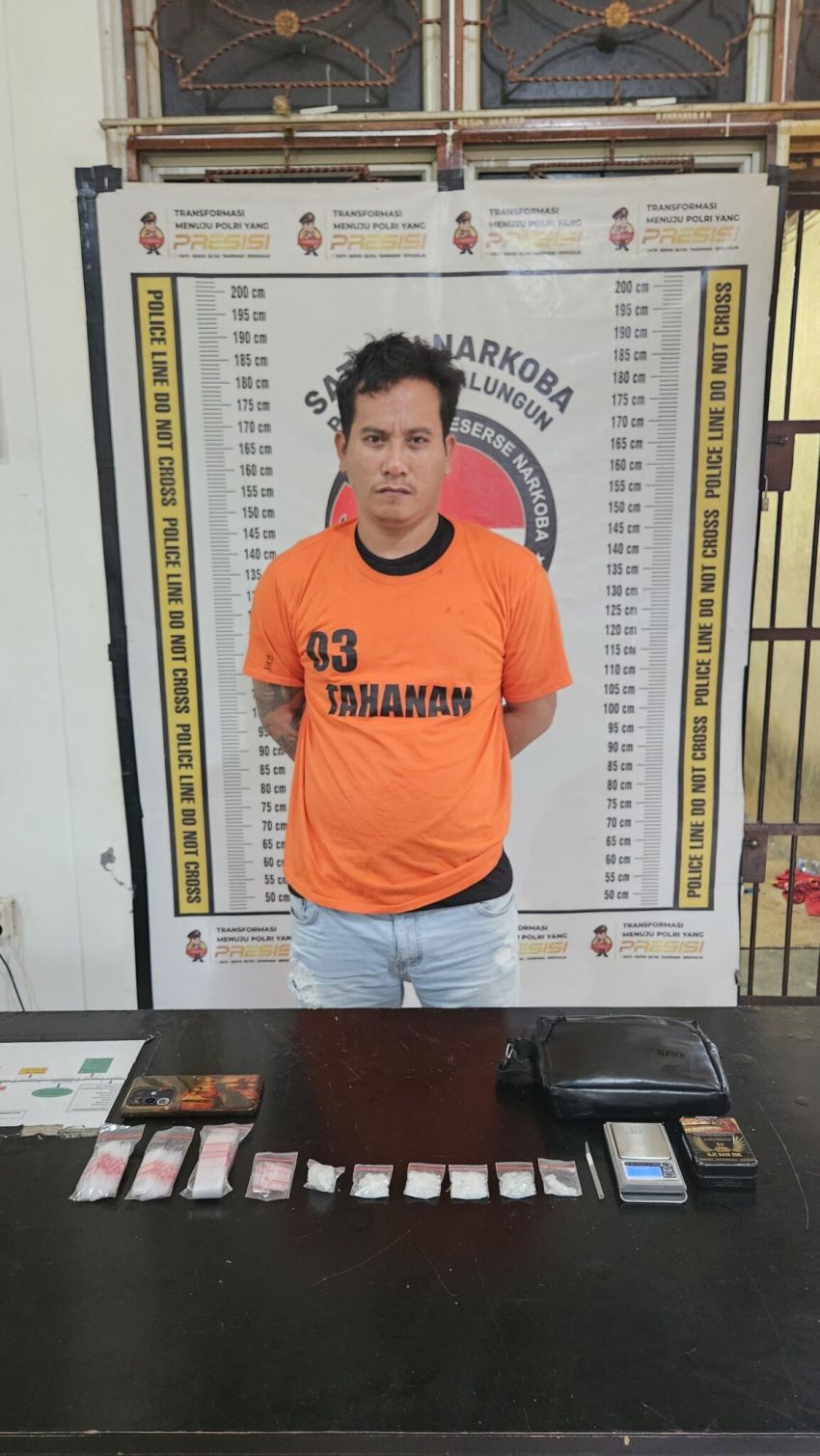 Sat Narkoba Polres Simalungun Bekuk Bandar Sabu 31,58 Gram di Lokalisasi Bukit Maraja