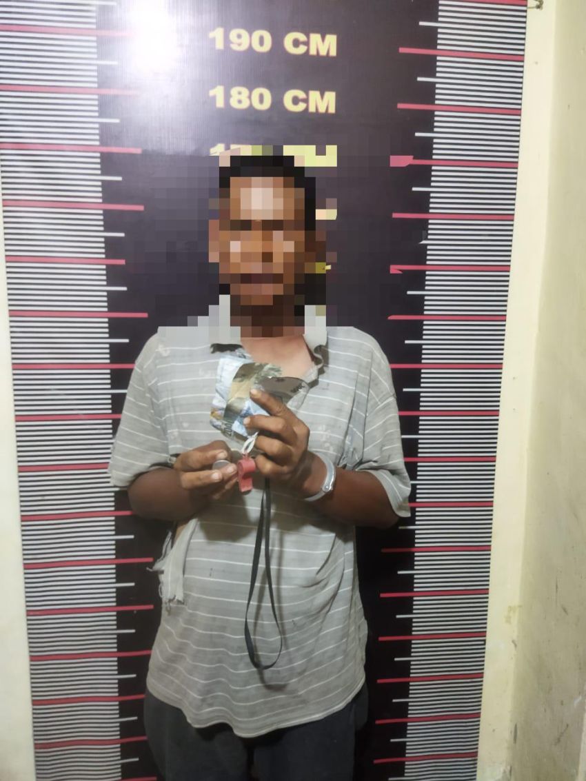 Preman Dicokok di Simpang Iblis, Modal Pluit Merah Pungli Sopir