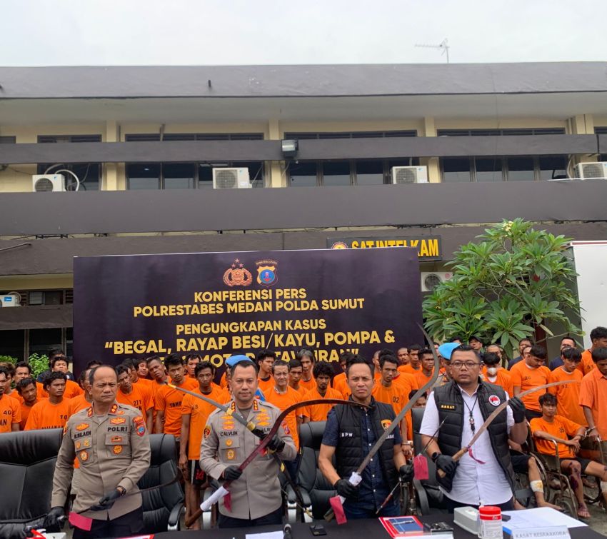 15 Hari Gebrak Medan, Kapolrestabes Ungkap Mata Rantai Kejahatan Jalanan dan Narkoba