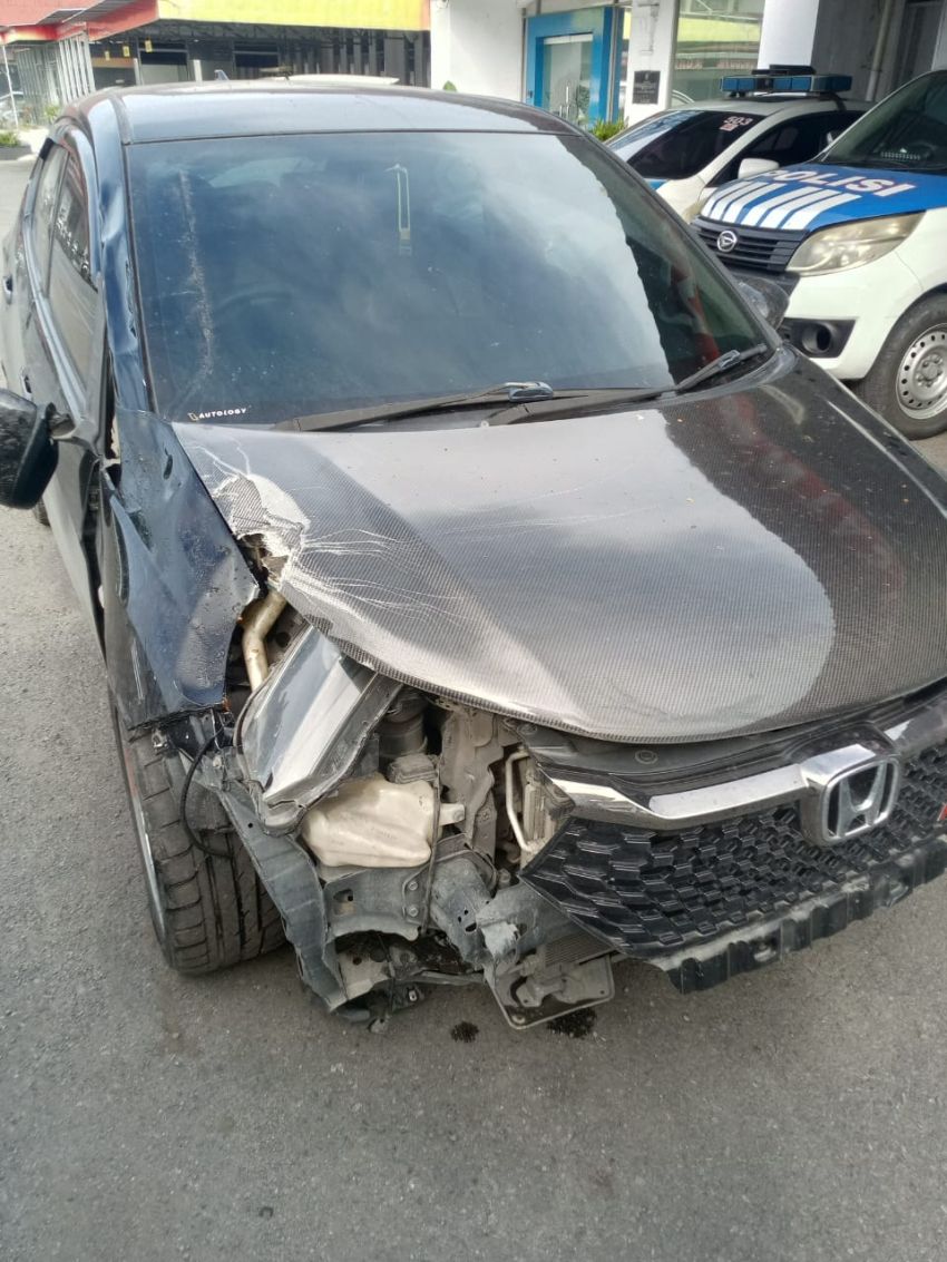 Oknum Anggota Polisi Tabrak Wanita Muda Hingga Kritis