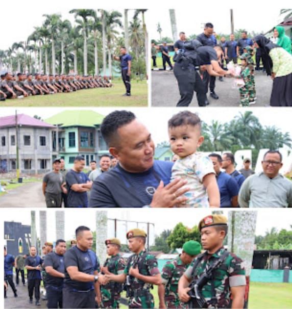 Tingkatkan Kualitas Satuan, Pangdam I/BB Lakukan Peninjauan ke Yonarmed 2/105 KS