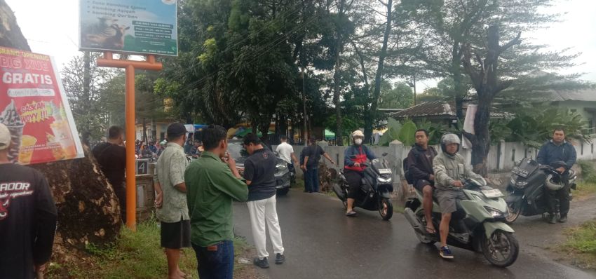Genangan Air Warnai Acara Sapa Warga dan Gotong Royong Wali Kota Medan di Mabar Hilir