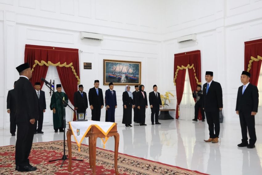 Di Pelantikan JPT Pratama, Bupati Sergai Tegaskan Komitmen Tata Kelola Pemerintahan yang Bersih dan Melayani