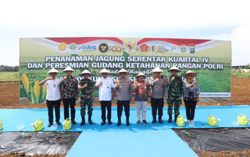 Polda Sumut Gelar Penanaman Jagung Serentak Kuartal IV, Dukung Program Ketahanan Pangan Nasional