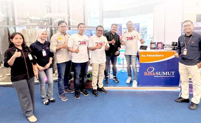 Bank Sumut Raih Penghargaan Most  Visited Booth di Riau