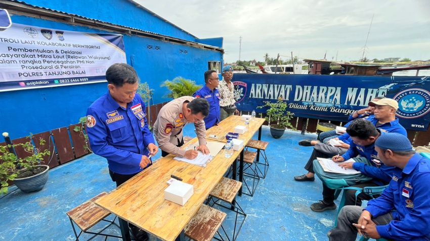 Kelompok Nelayan Tanjungbalai Dijadikan Mitra Strategis Kasat Polairud