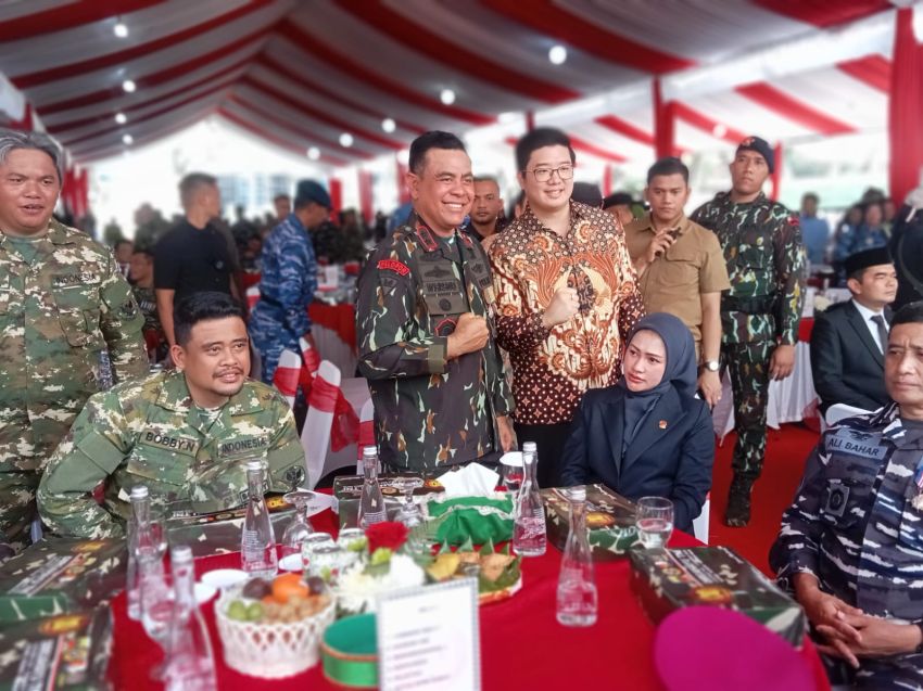Kapolda, Gubernur, dan Forkopimda Sumut Rayakan HUT ke-80 TNI di Lapangan Merdeka Medan