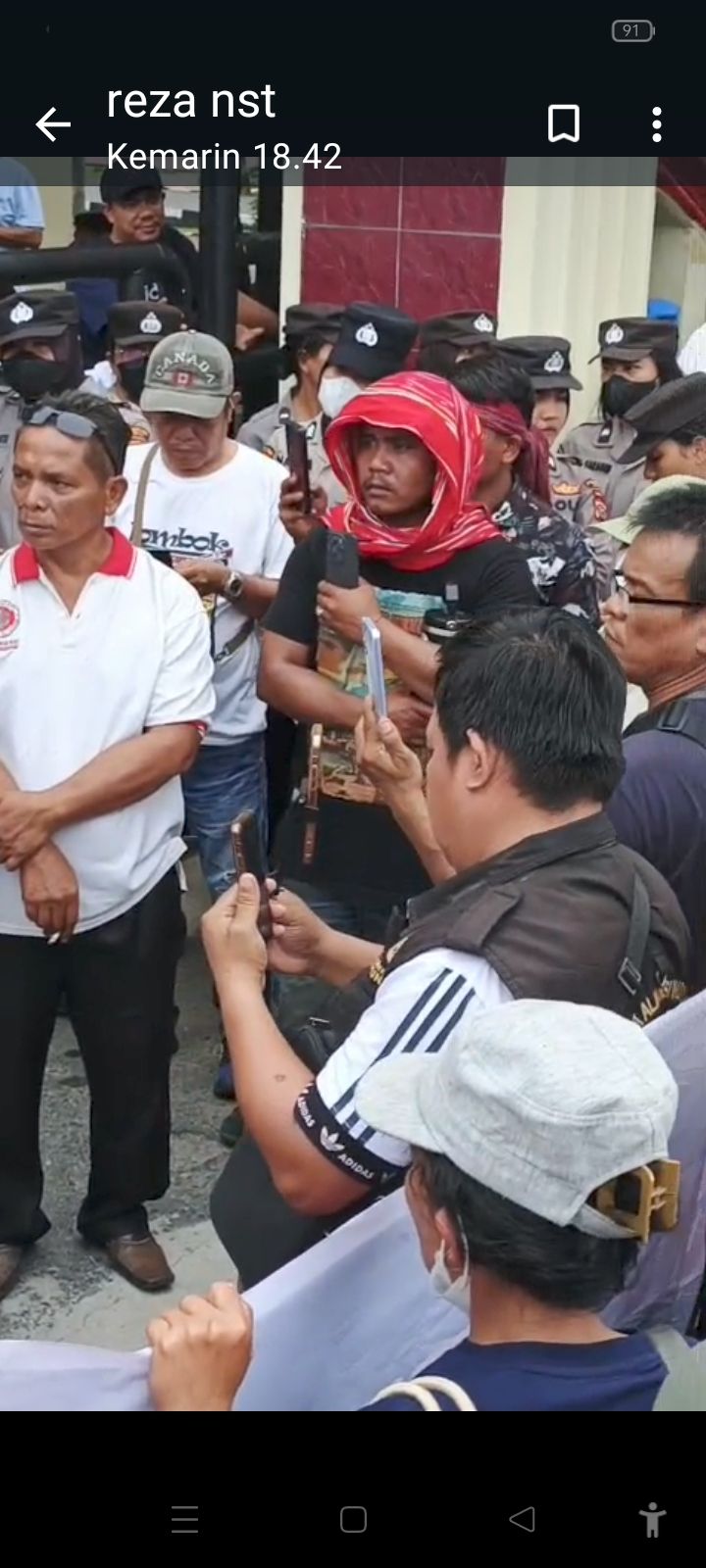 Massa HBB Desak Polda Sumut Usut Intimidasi PT TPL Selamatkan Tanah Ulayat dan Danau Toba