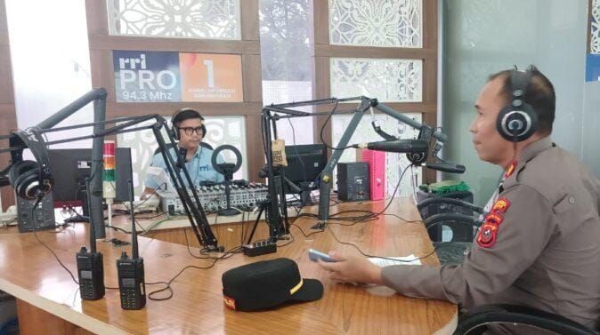 Gebrakan Polsek Medan Tembung di RRI: Menggugah Kesadaran Warga Atasi Biang Macet Perkotaan