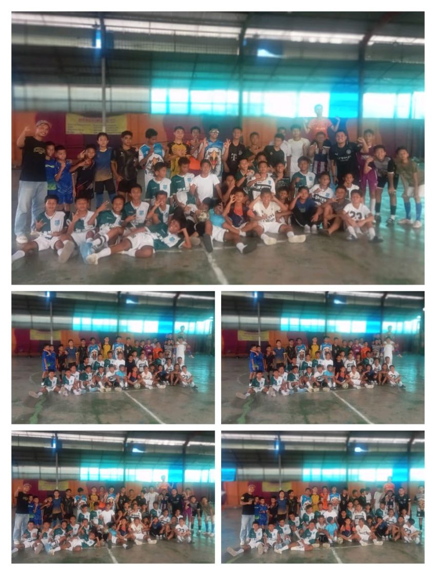 Laga Persahabatan Futsal SMPN 2 Medan vs Akademi Medan City Berakhir Imbang 3-3