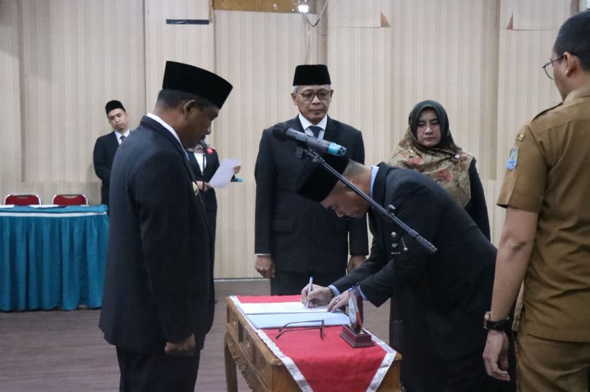 Wali Kota Binjai Lantik Penjabat Sekretaris Daerah Kota Binjai, Ini Pesannya