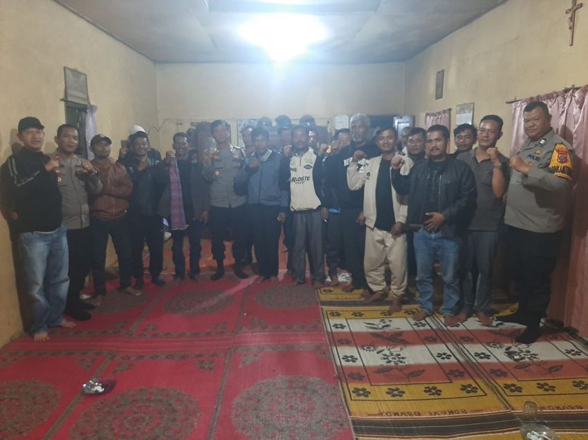 Polres Dairi Fasilitasi Mediasi Perdamaian di Parbuluan VI