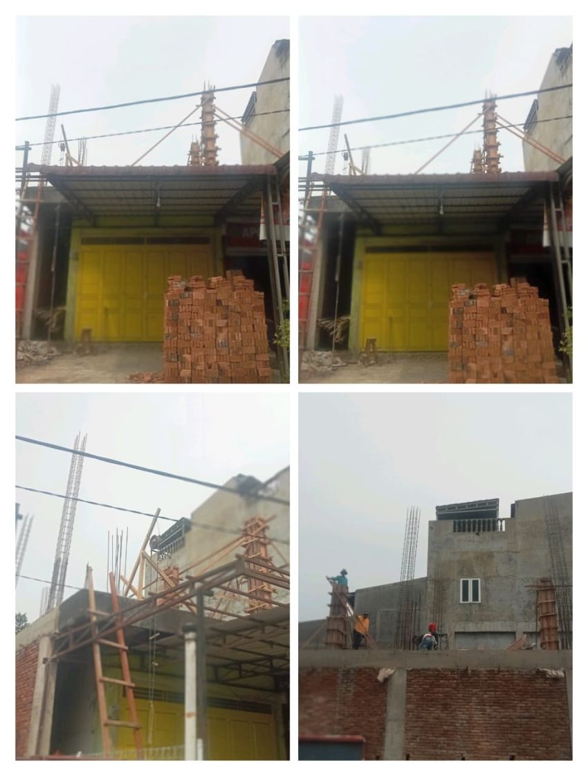 Bangunan 2 Lantai di Karya Jaya Diduga Tak Miliki PBG, Saat Disidak Trantib Eh...Ketemu Cewek