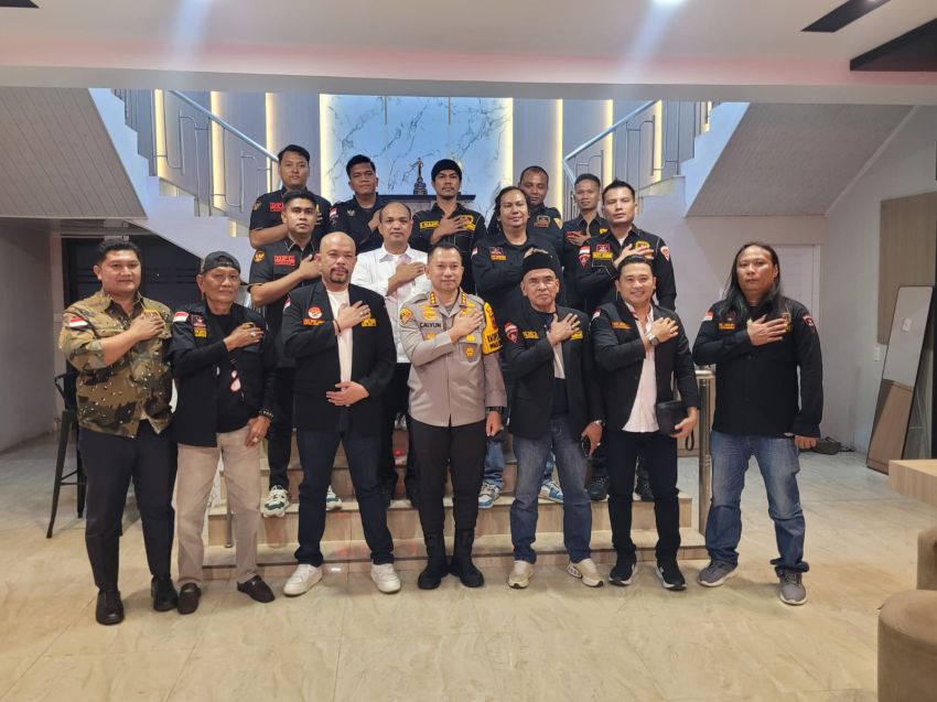 Kapolrestabes Kombes Jean Calvijn Simanjuntak Terima Audiensi DPC GRIB Jaya Medan, Pertegas Pembinaan Ormas