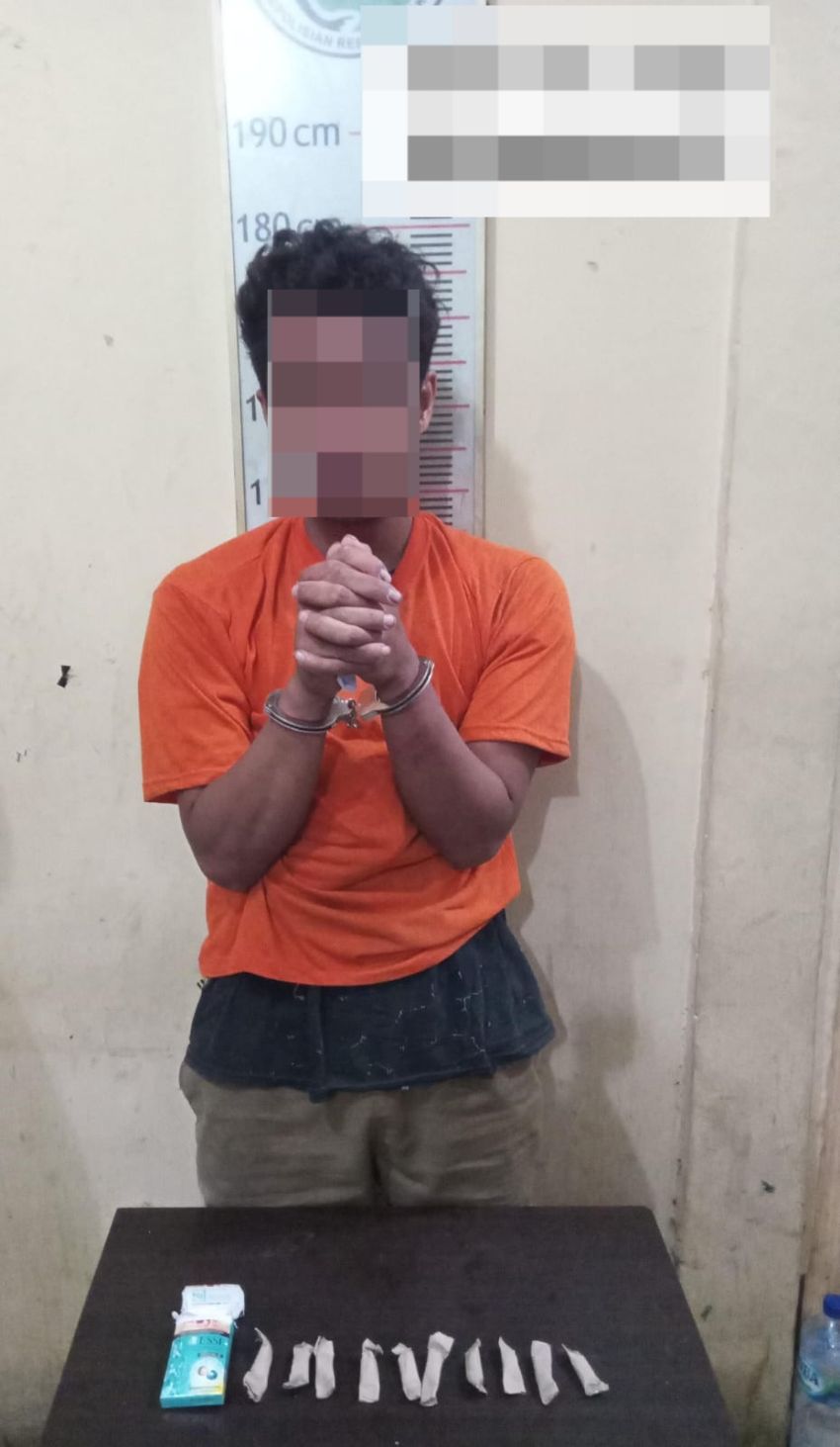 Pria Bawa Ganja di Depan SPBU Ditangkap, Barbutnya 10 Bungkus