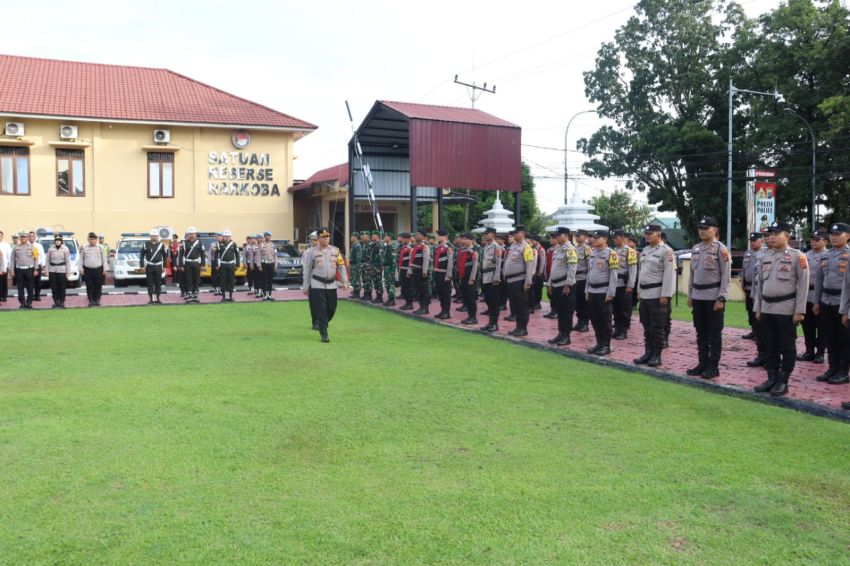 Polres Labuhanbatu Gelar Apel Pasukan Operasi Zebra Toba 2025: Upayakan Kamseltibcarlantas