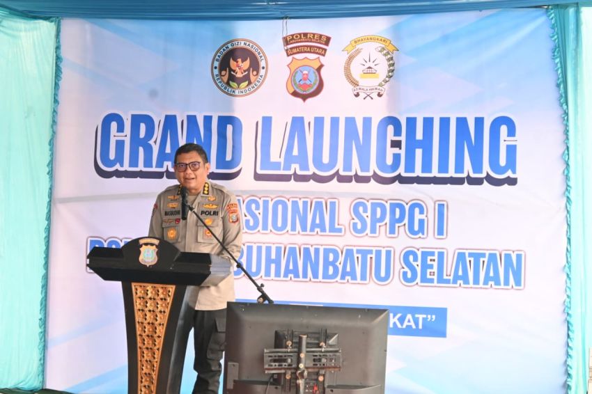 Polda Sumut Resmikan SPPG I Polres Labusel , Wujud Kepedulian Polri Atasi Gizi Anak