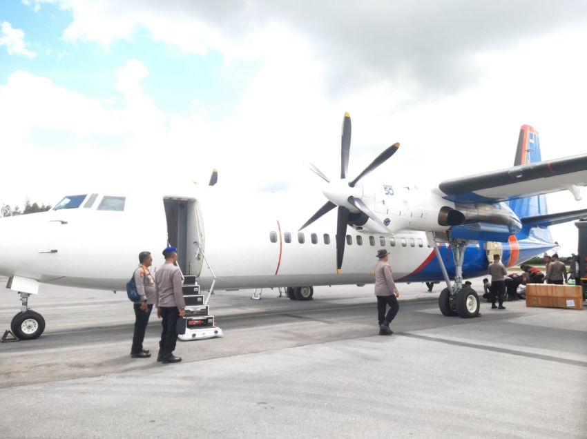 Bantuan Pangan Bertahap Diterbangkan, Kapolda Sumut Kembali Tinjau ke Lokasi Bencana