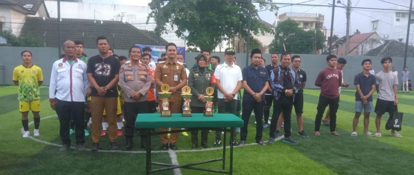 Camat Medan Petisah Buka Turnamen Mini Soccer