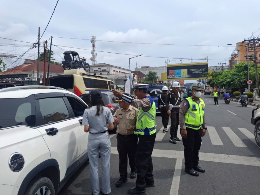 Polres Pematangsiantar Gelar Razia Gabungan Kepatuhan PKB Tahun 2025