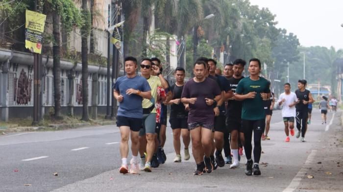 Kampanyekan Hidup Sehat, Kapolrestabes Medan Ajak Warga Rutin Olahraga