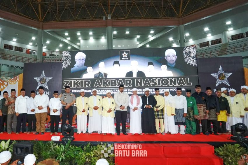 Bupati Batu Bara Hadiri Zikir Akbar Nasional Thoriqoh Naqsyabandiyah