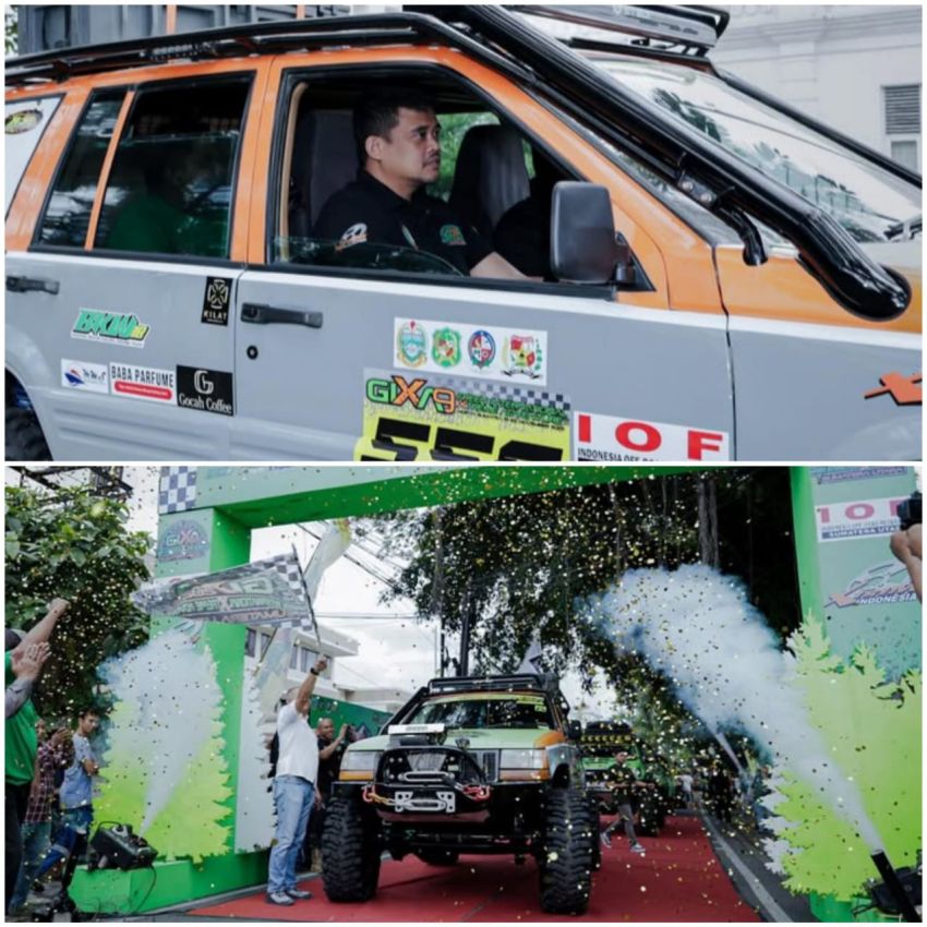 Gubernur Resmi Lepas Ratusan Offroader di Event Green International Xtreme Adventur 2025