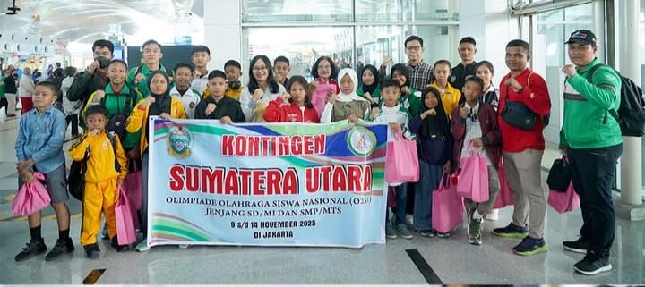 Kadisdik Sumut Lepas Kontingen O2SN ke Tingkat Nasional: 20 Siswa Siap Harumkan Nama Daerah