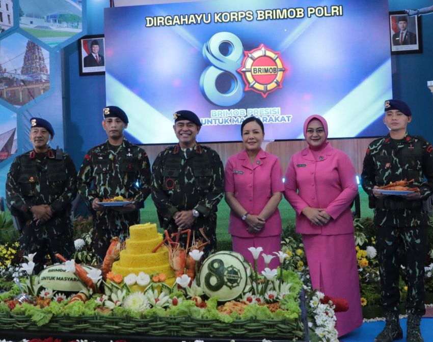 Syukuran HUT ke-80 Brimob Sumut Berlangsung Meriah dan Penuh Kebersamaan