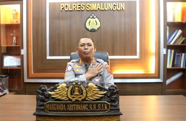 Kapolres Simalungun AKBP Marganda Aritonang Ucapkan Dirgahayu ke &ndash; 61 Yonif 122/Tombak Sakti : &rdquo; Semakin Prima dan Dicintai Rakyat &ldquo;