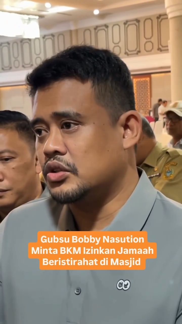 Gubsu Bobby Nasution Minta BKM Izinkan Jamaah Beristirahat di Masjid