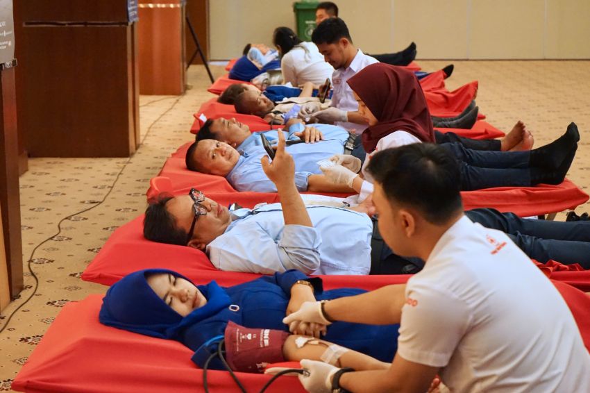 Peringati HUT ke-64, Bank Sumut Gelar Donor Darah untuk Sesama