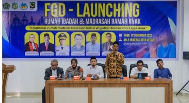 Pemko Medan Apresiasi FGD Sekaligus Launching Rumah Ibadah dan Madrasah Ramah Anak Diinisiasi GPI
