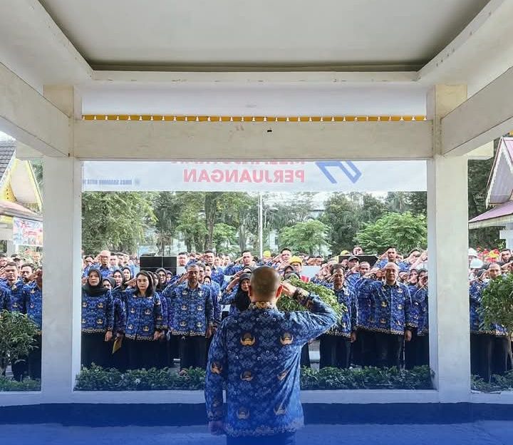 Apel Rutin Dinas SDABMBK : Tingkatkan Disiplin dan Kinerja