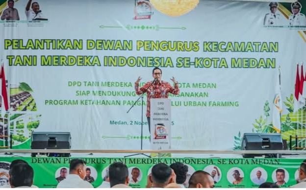 Pemko Medan Dukung Tani Merdeka Indonesia Kembangkan Pertanian Modern Di Perkotaan