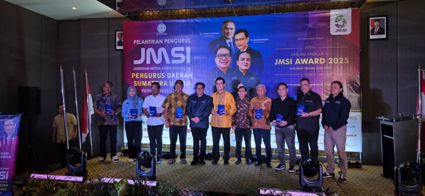 Tokoh Nasional H Rahmat Shah Terima JMSI Award 2025, Dorong Jaga Independensi serta Profesionalisme Pers
