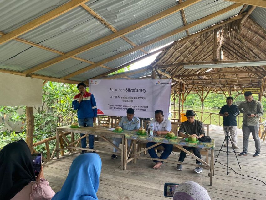 Pertamina EP Pangkalan Susu Dorong Konservasi Mangrove Lewat Pelatihan Silvofishery