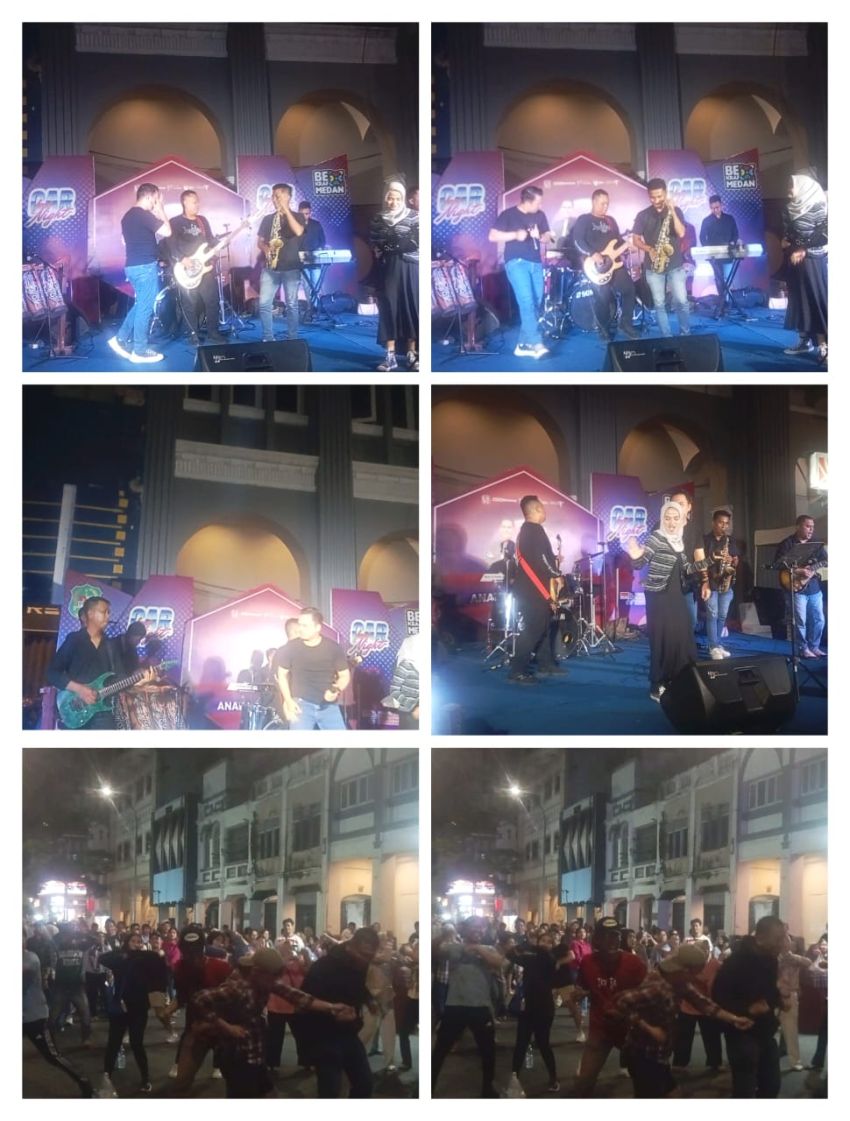 Car Free Night Pemko Medan Semarak, Kesawan Disulap Jadi Panggung Hiburan Warga