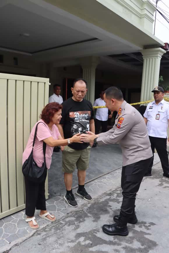 Ini Dia Foto-foto Kondisi Rumah Hakim Saat Tim Labfor Polda Sumut dan Polrestabes Medan Turun ke Lokasi