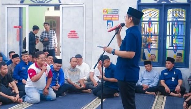 Rico Waas Safari Asar Kunjungi Masjid Nurul Islam Medan Baru