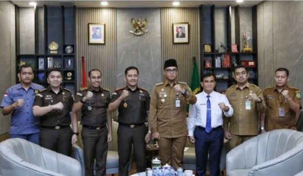 Rico Waas Terima Kunjungan Kajari Belawan, Ini Agendanya