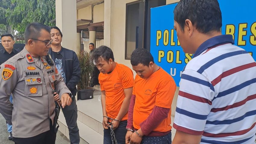 Oalah...Baru 1 Bulan Keluar, Main Lagi di Sunggal, Langsung Ditangkap Anggota Kapolsek Bambang Gunanti