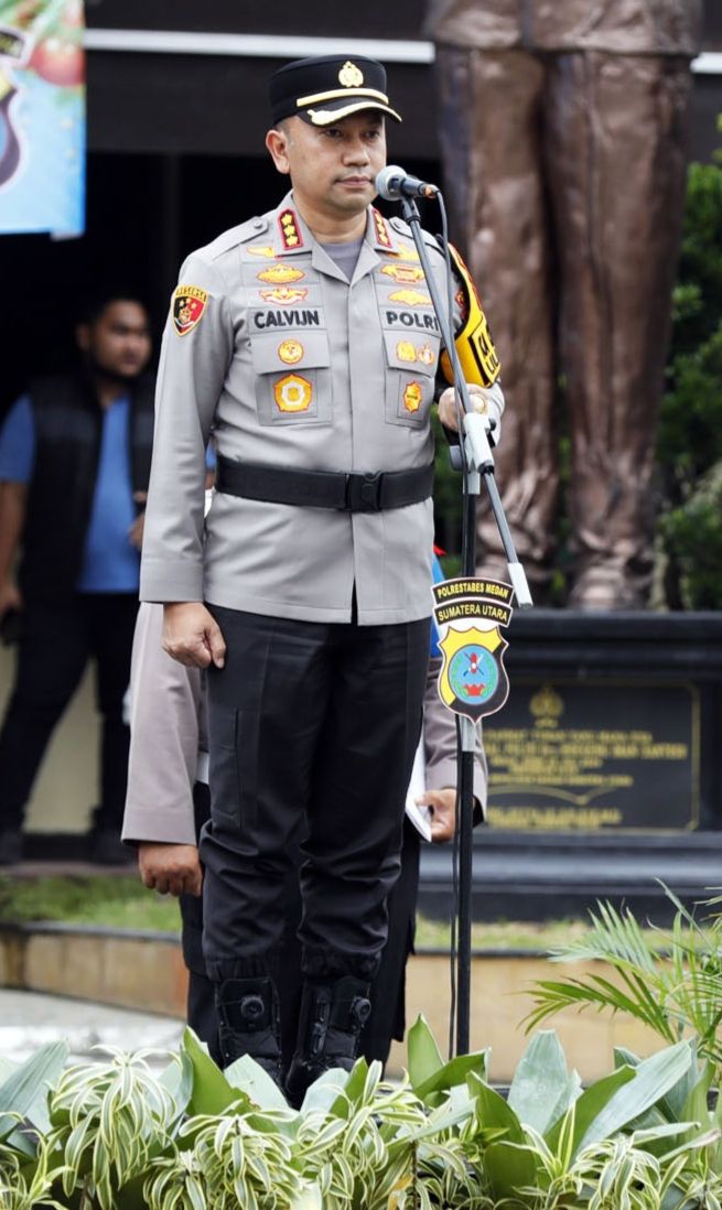 Polrestabes Medan Gelar Apel Lilin Toba 2025, Siap Amankan Natal dan Tahun Baru