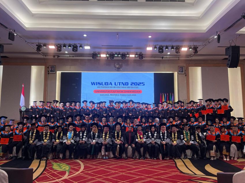 Universitas Tjut Nyak Dhien Medan Wisuda 527 Mahasiswa, Rektor: Lulusan Dapat Menjadi Agen Perubahan di masyarakat