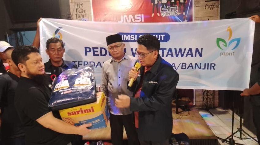 JMSI Sumut Gelar Celebration Night dan Donasi Untuk Bantuan untuk Wartawan dan Masyarakat Terdampak Bencana