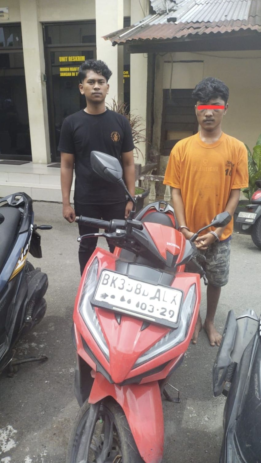 Residivis Curas Ditangkap Unit Reskrim Polsek Sunggal, Tiga Pelaku Lain Masih Diburu