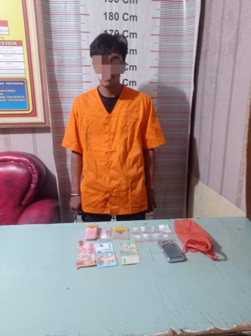 Pengedar Sabu Diringkus, Barangnya Dipasok Dari Telaga Tujuh Karang Gading